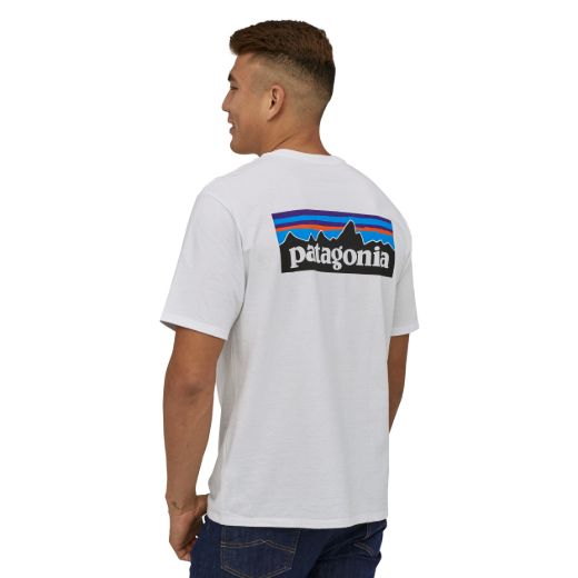 Bilde av Patagonia M P-6 Logo Responsibili-Tee Hvit
